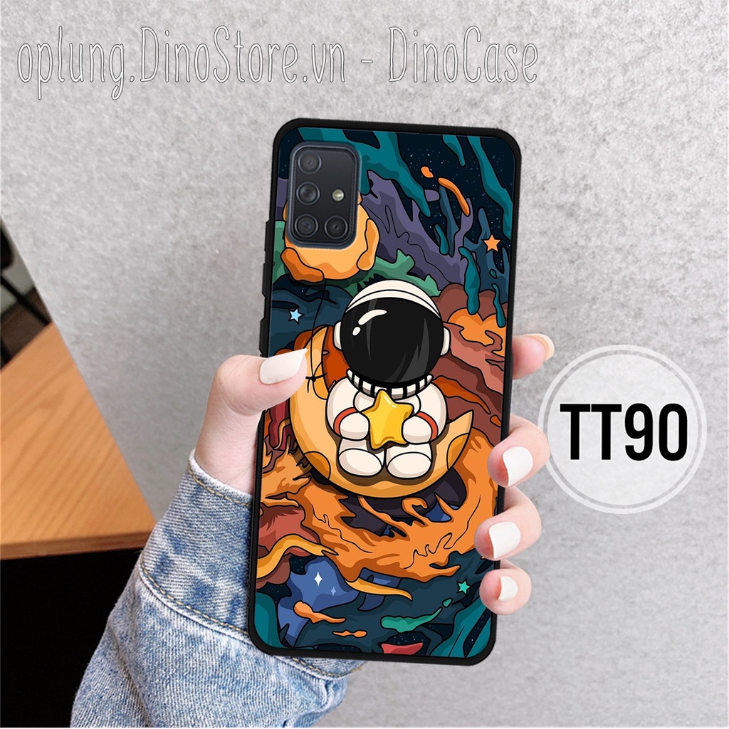 Ốp Samsung A31 / A51 - Samsung A71 - Samsung M51 - Ốp lưng bảo vệ camera chống bám bẩn in hình phi hành gia vũ trụ.