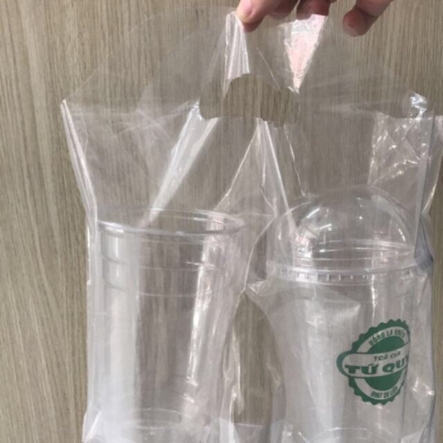 Bọc 2 ly có vách ngăn loại dẻo -500g