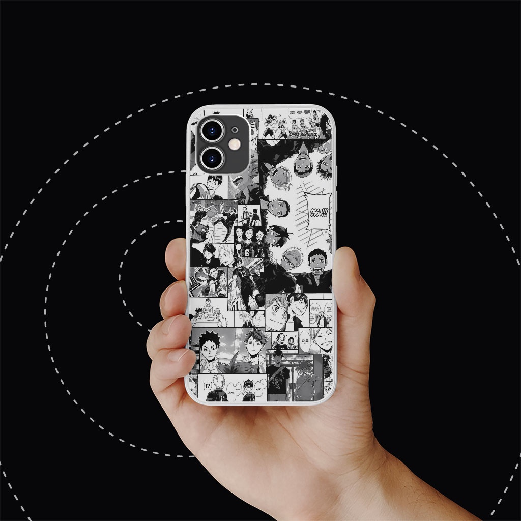 Ốp Lưng Haikyuu karasuno collage  truyện tranh cho Iphone 5 6 7 8 Plus 11 12 Pro Max X Xr PAP20210994
