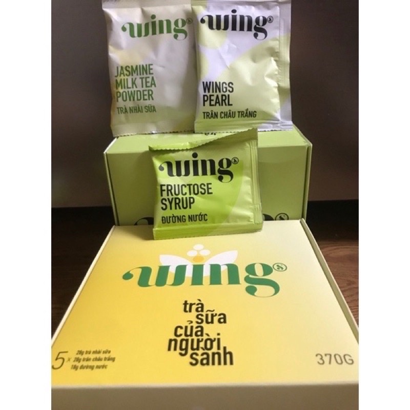 Trà wings hương vị trà  nhài( set 5 gói pha uống thơm ngon)