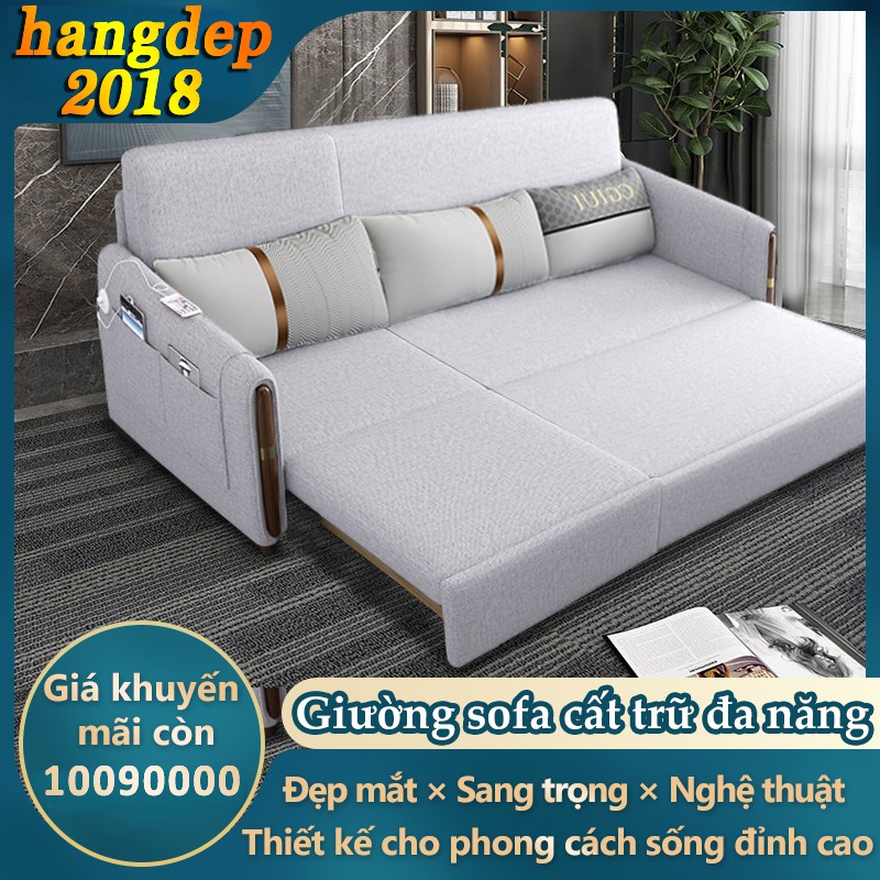 FU362 ghế sô pha đa năng có thể kéo thành giường đơn giường đôi cho căn hộ cỡ nhỏ, ghế sofa kiểu Bắc Âu thanh lịch