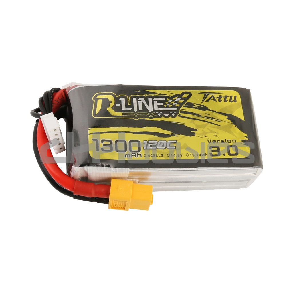 Pin Lipo Tattu R-Line V3 1300Mah 4S 120C
