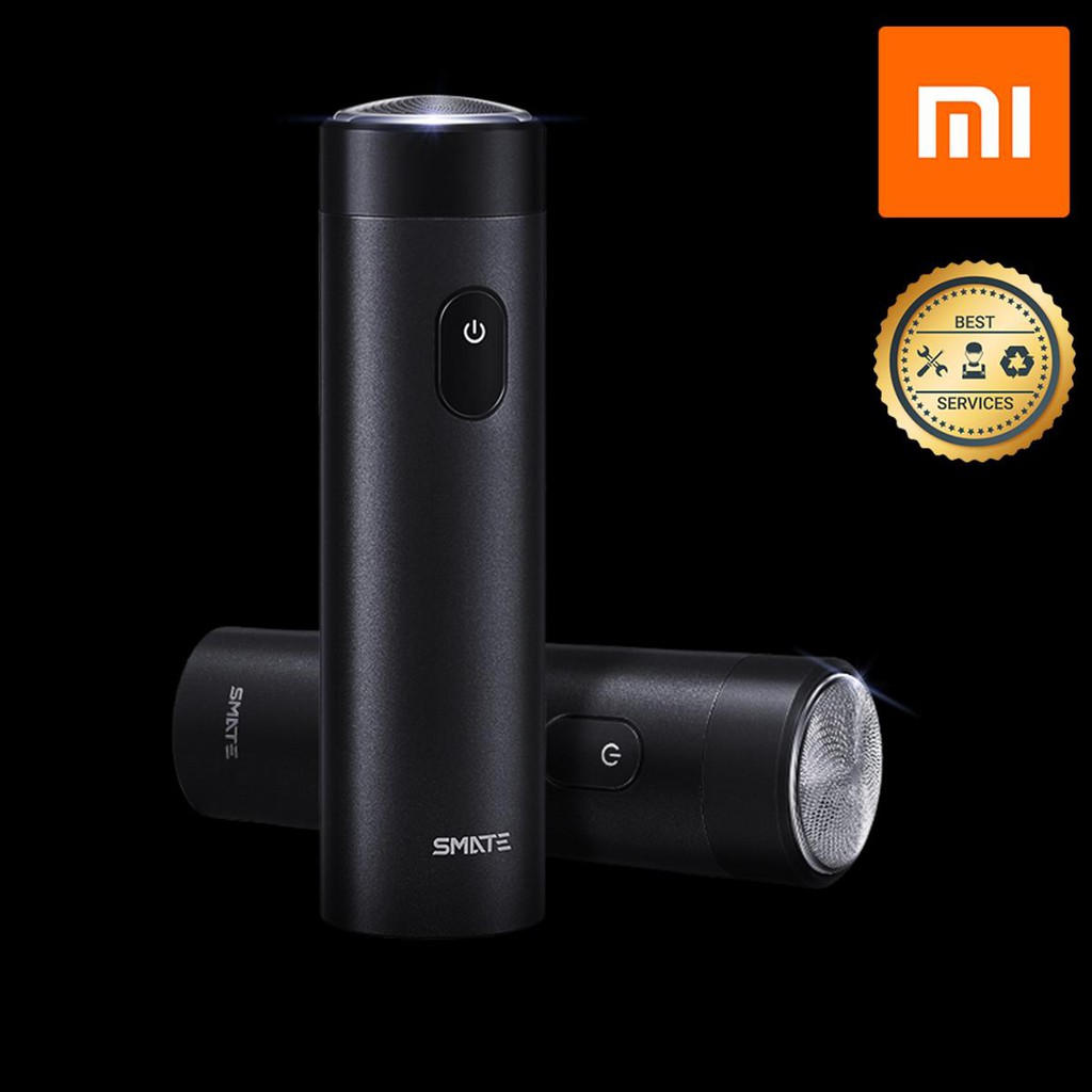 Máy Cạo Râu Xiaomi Smate Electric Shaver St-R02 Sạc Type C IPX7 (Black)  - Hàng Chính Hãng