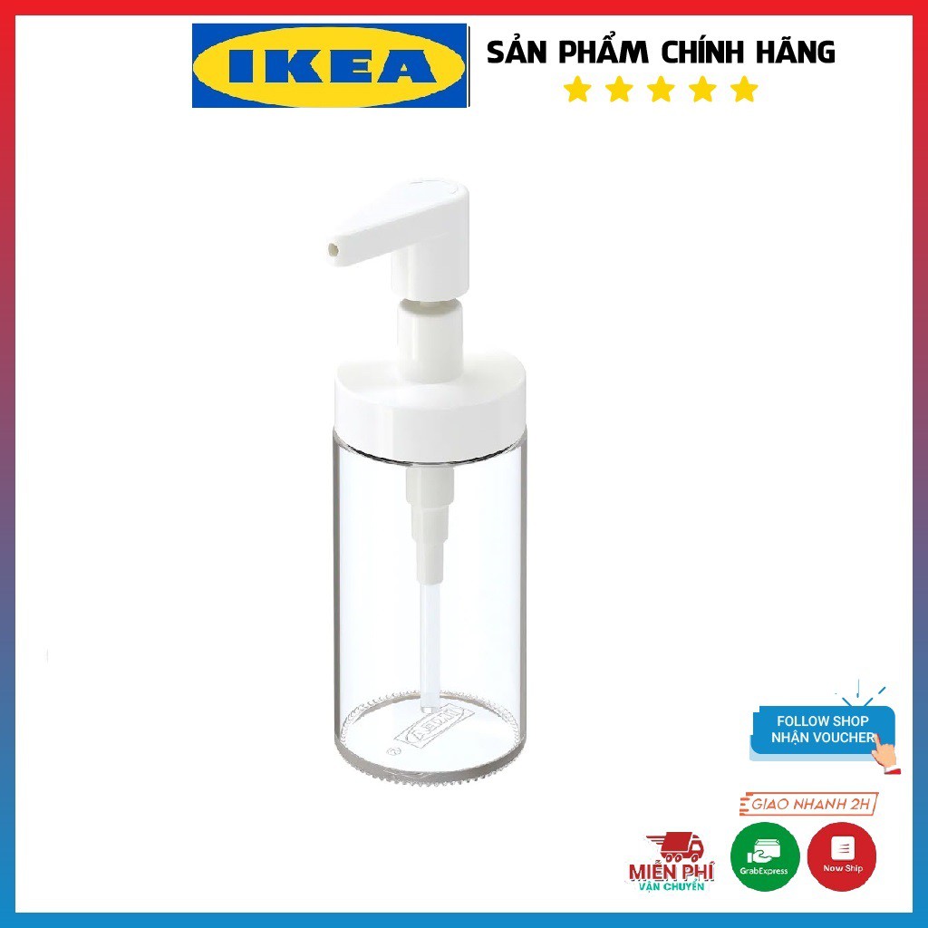 Bình chiết đựng xà phòng có vòi khóa thông minh Tackan IKEA IK53