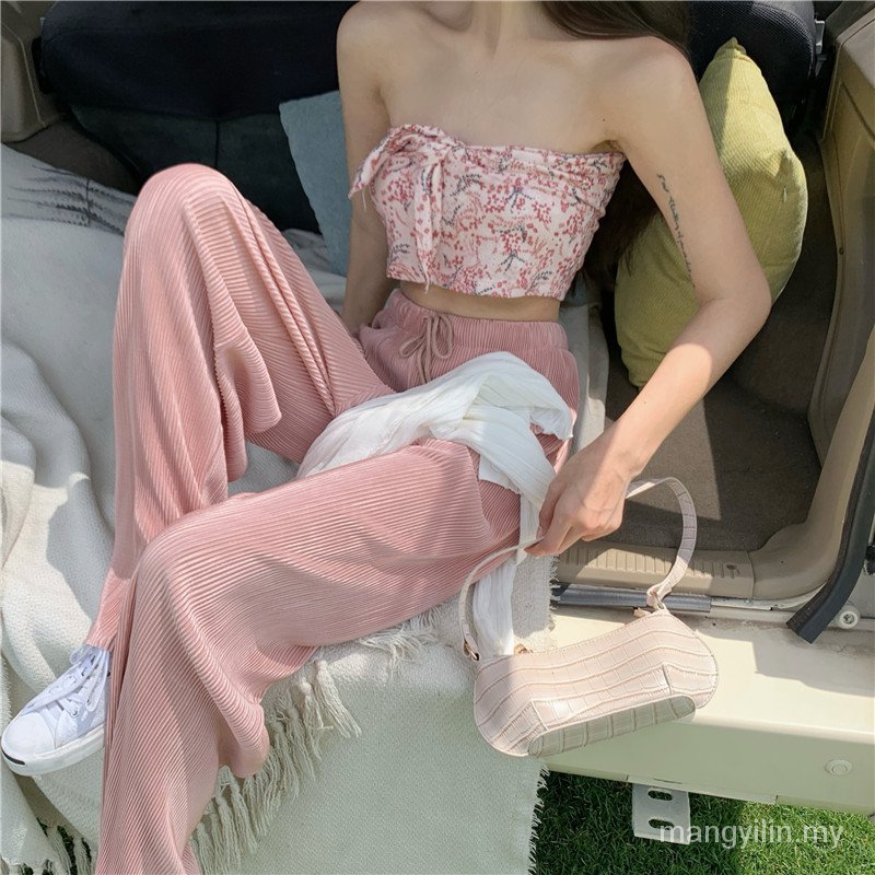 Set Áo Hoa Trễ Vai + Áo Khoác Cardigan + Chân Váy Xếp Ly Xinh Xắn Cho Nữ | BigBuy360 - bigbuy360.vn