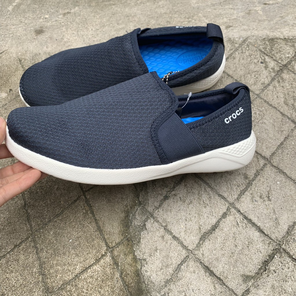 giày  vải, giày lười vải lưới cá sấu literide mesh slip on đi bộ, đi chơi, đi làm, chống hôi chân cho nam | BigBuy360 - bigbuy360.vn