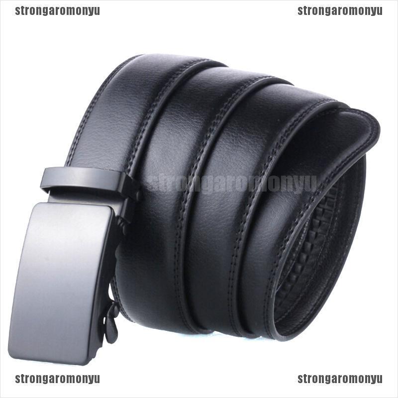 Thắt Lưng Da Có Khóa Gài Tự Động Thời Trang Cao Cấp Cho Nam