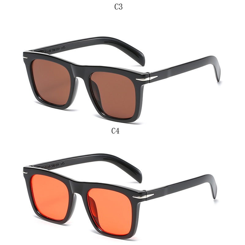 Kính Mát Gọng Vuông Chống Tia UV400 Thời Trang Dành Cho Nam Và Nữ