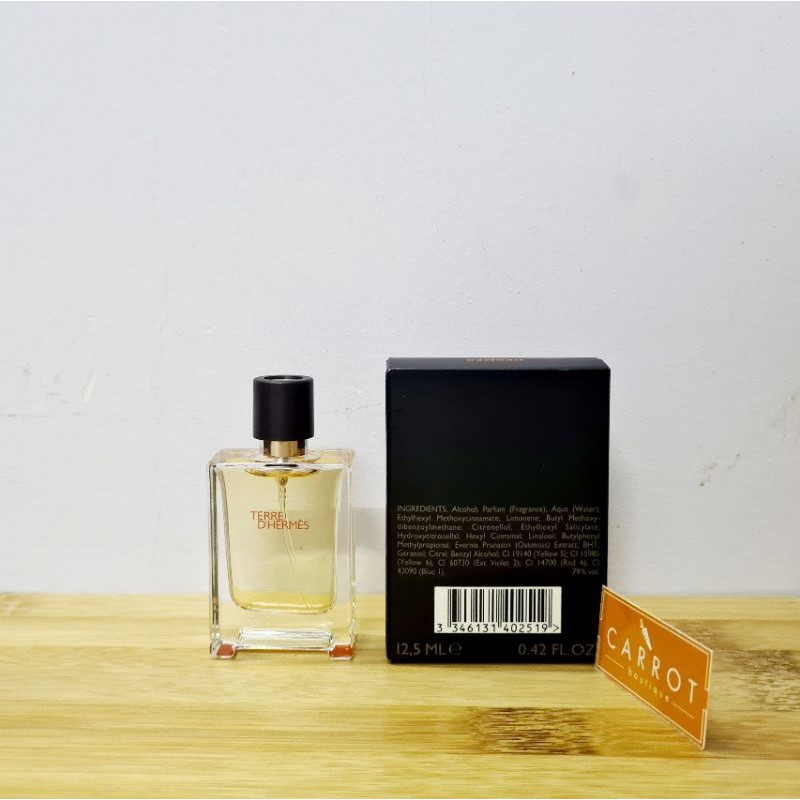 Nước hoa mini Nam HERMES Terre D'Hermes Pure Parfume 12.5ml