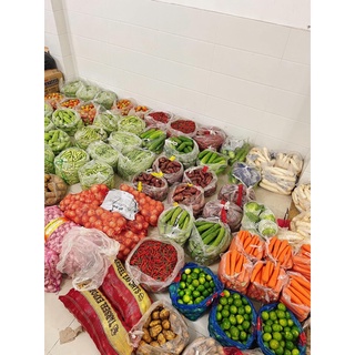 Combo 5 kg rau củ Đà Lạt xanh, sạch, tươi, ngon.