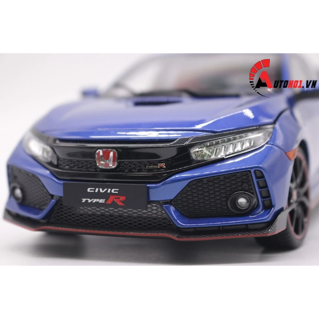 MÔ HÌNH XE HONDA CIVIC HATCHBACK TYPE R BLUE 1:18 LCD 5778