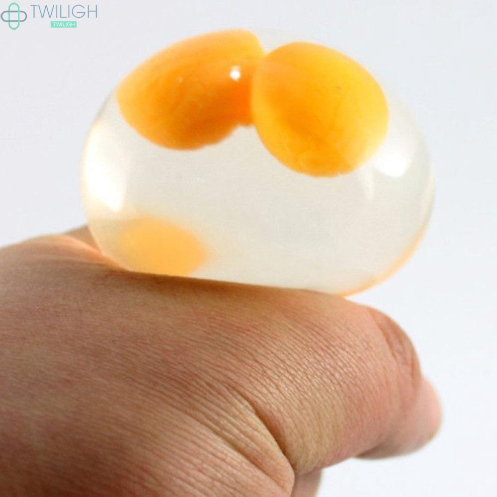 Đồ chơi quả trứng trong suốt đàn hồi khi bóp giúp chống stress/ rối loạn tăng động giảm chú ý cho trẻ em từ 3 tuổi