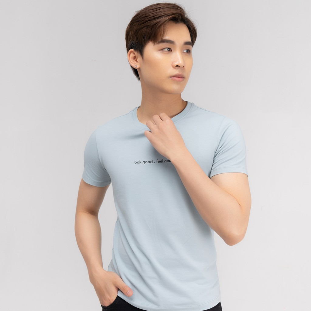 Áo phông Yody nam cổ tròn chất liệu thun Cotton mềm mịn thoáng mát - PPM4001 | BigBuy360 - bigbuy360.vn