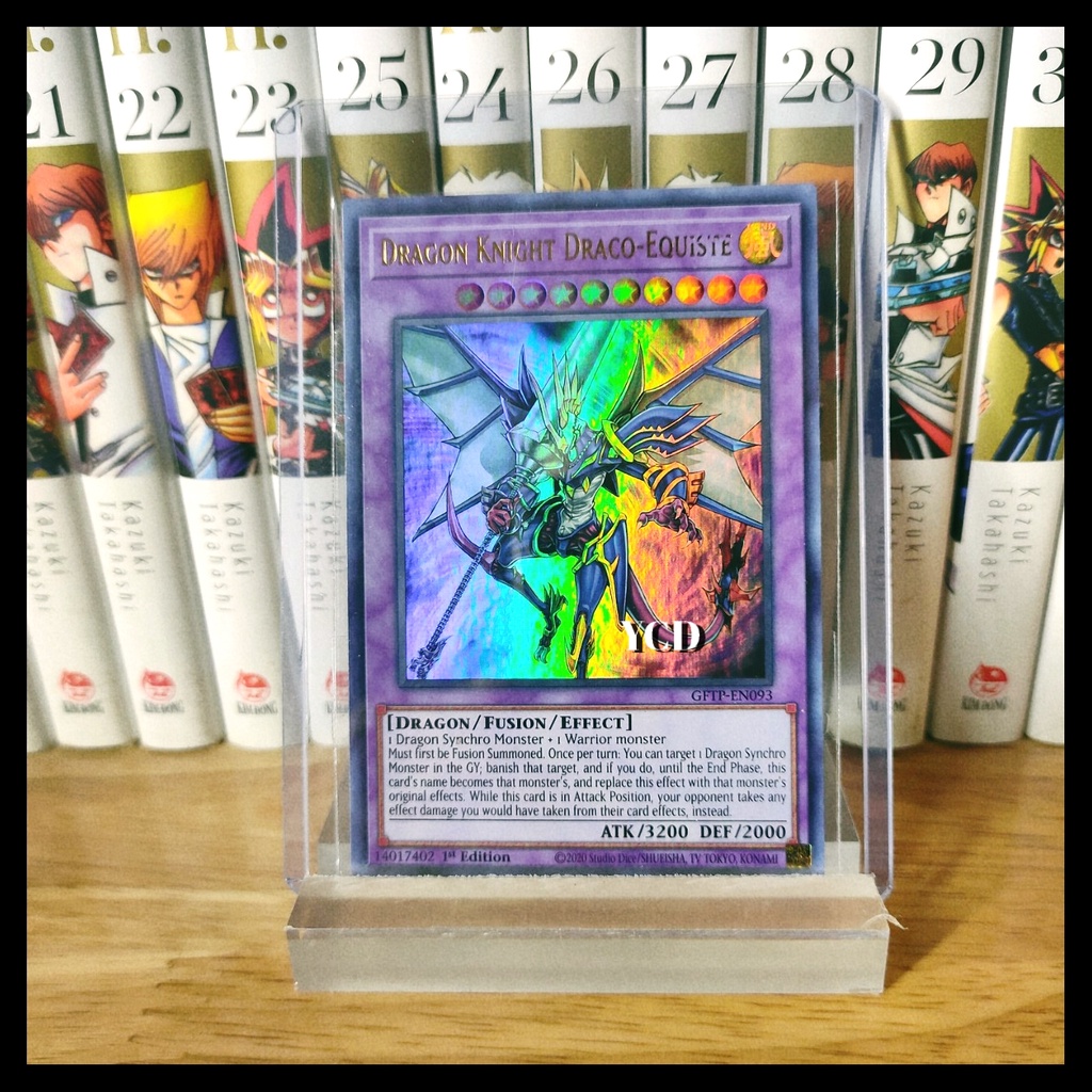 Thẻ bài yugioh chính hãng Dragon Knight Draco-Equiste – Ultra Rare