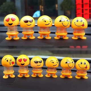 Thú nhún emoji con lắc lò xo biểu cảm gương mặt