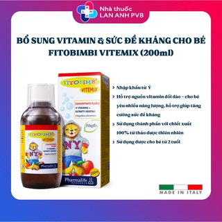 FITOBIMBI VITEMIX - Siro bổ sung vitamin cho bé từ Ý.