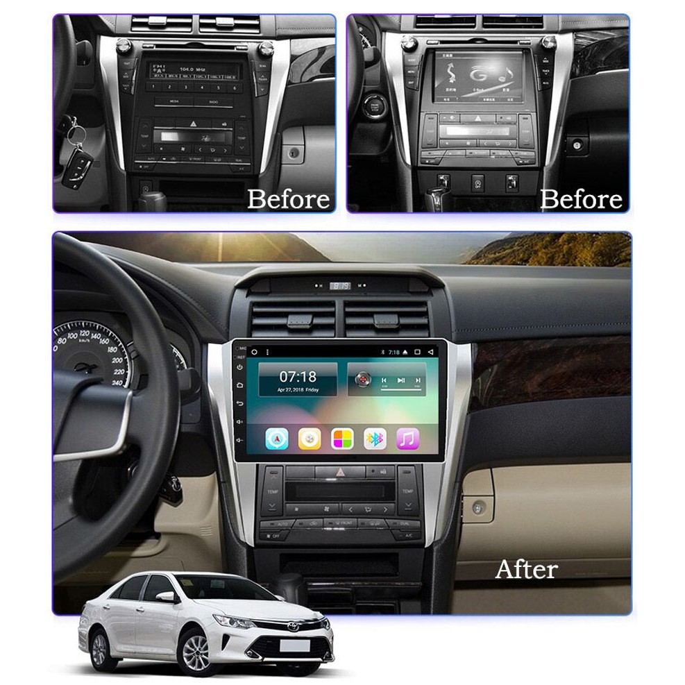 Màn Hình 10 inch Cho Xe TOYOTA CAMRY 2015-2020  Chạy Android Tiếng Việt - Đầu DVD Android Kèm Mặt Dưỡng CAMRY