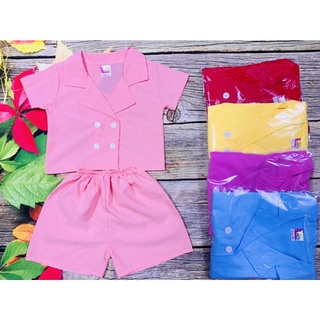 Bộ Lụa Giả Vest Bé Gái (6-14kg) (giao màu ngẫu nhiên)