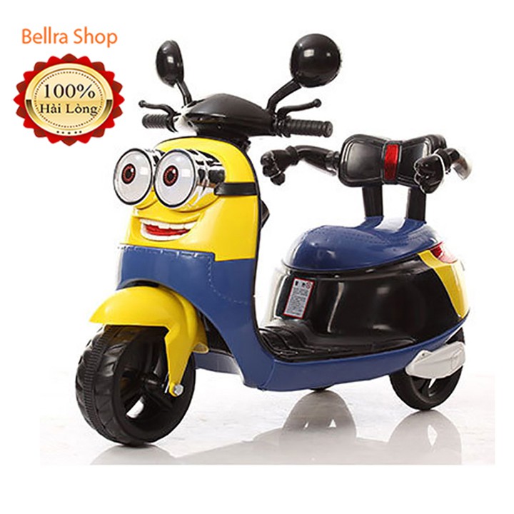 Xe máy điện Minion ngộ nghĩnh cho bé - xe máy điện trẻ em | Shopee Việt Nam