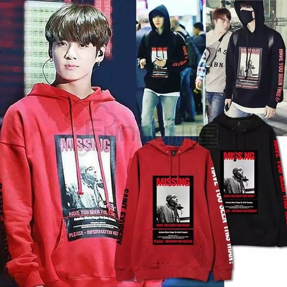 Áo BTS JungKook hoodie Kpop hiphop cực chất hơi dày