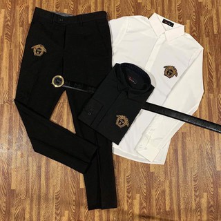Set quần tây và sơ mi thêu VS02