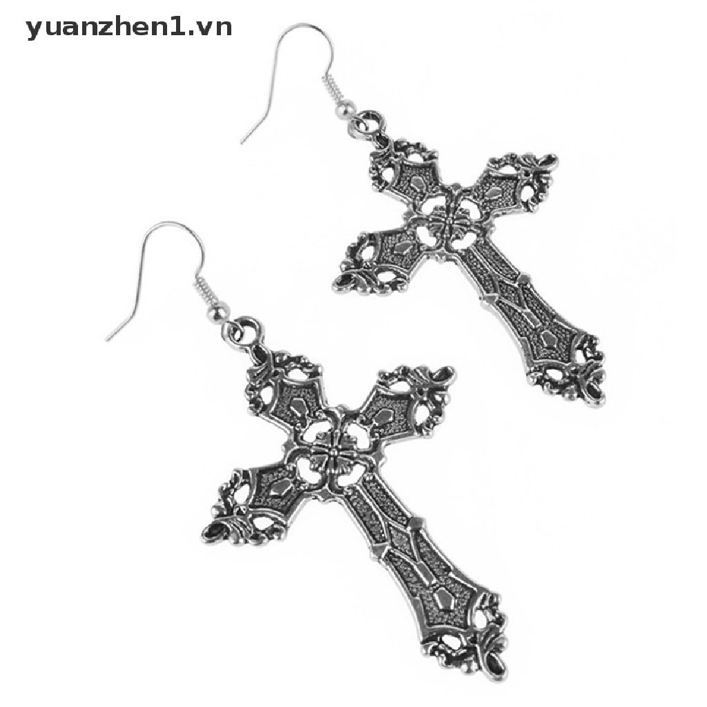 Khuyên tai hình thánh giá phong cách Hàn Quốc dành cho nữ