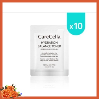 Combo 10 gói Nước Hoa Hồng CareCella Hydration Balance Toner 3mL Mini Pouch