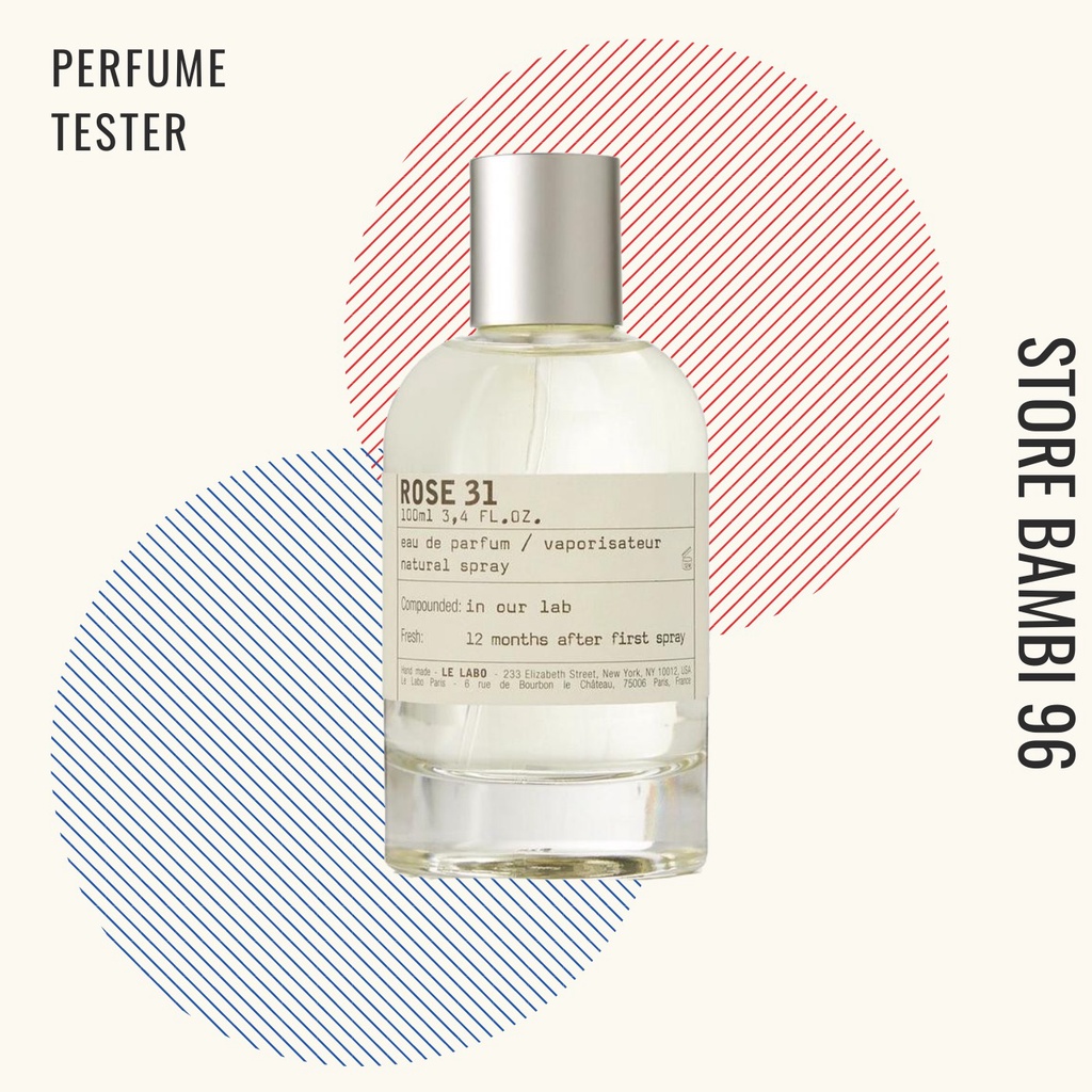 💖 𝘽𝘼𝙈𝘽𝙄 💖Mẫu thử nước hoa le labo rose 31 10ml