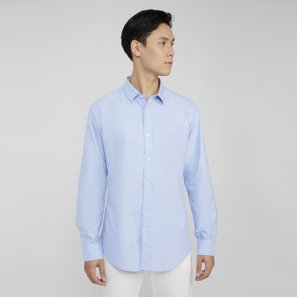 Áo sơ mi dài tay cổ bẻ thương hiệu 360 Boutique chất liệu vải sợi tre bamboo thoáng mát chống tia UV - STDTK304