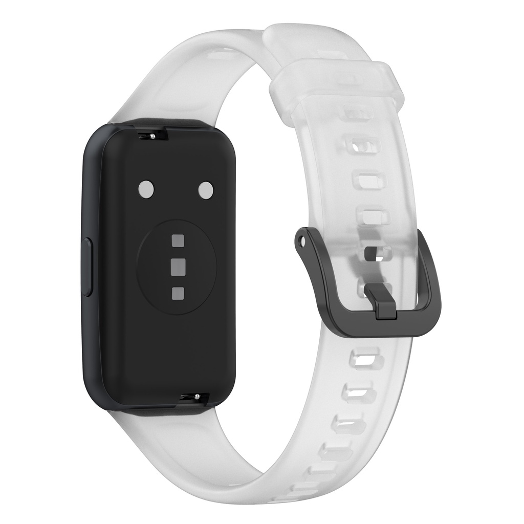 Dây Đeo Silicon Mềm Trong Suốt Chống Nước Cho Đồng Hồ Thông Minh Huawei band 7