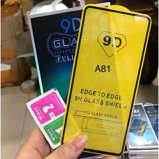 Kính cường lực 9D cho Samsung Galaxy A81 Full keo màn hình
