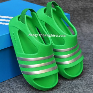 Sandal Adidas Adilette Play Infant Bright chính hãng xanh bạc