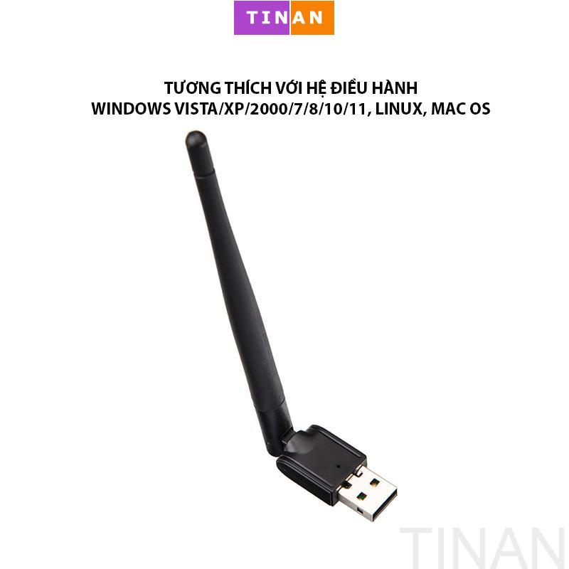 Card Mạng Không Dây 150Mbps MT7601, Đầu Cắm USB Cắm Máy Tính