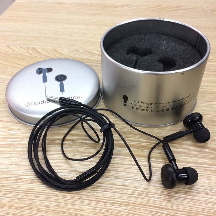 Tai nghe nhét tai hộp sắt Audio Technica