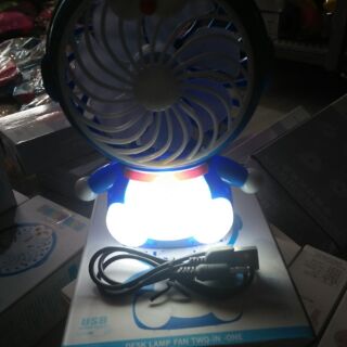 Quạt sạc mini hình doremon