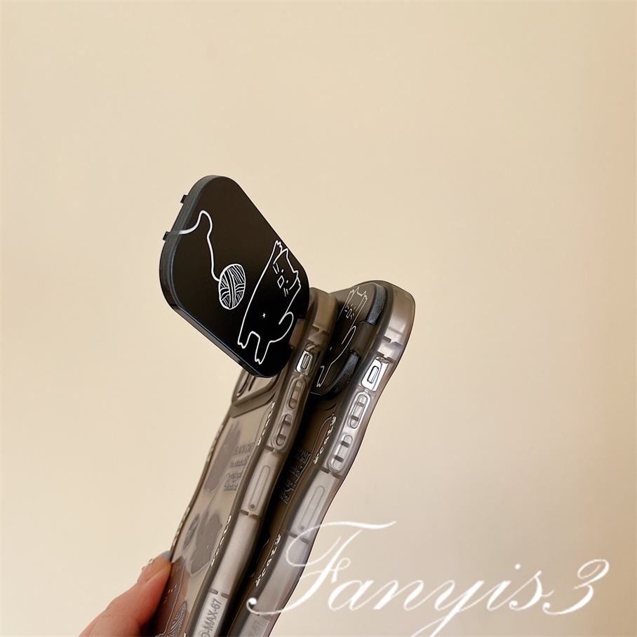 Ốp Điện Thoại TPU Mềm Trong Suốt Họa Tiết Mèo Dễ Thương Cho IPhone 14 13 12 11 Pro Max X XR Xs Max