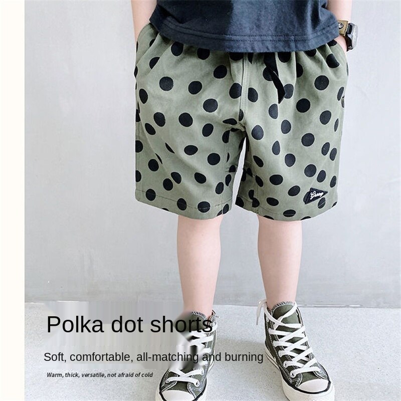 Quần Short Cotton Phong Cách Hàn Quốc Cho Bé Trai