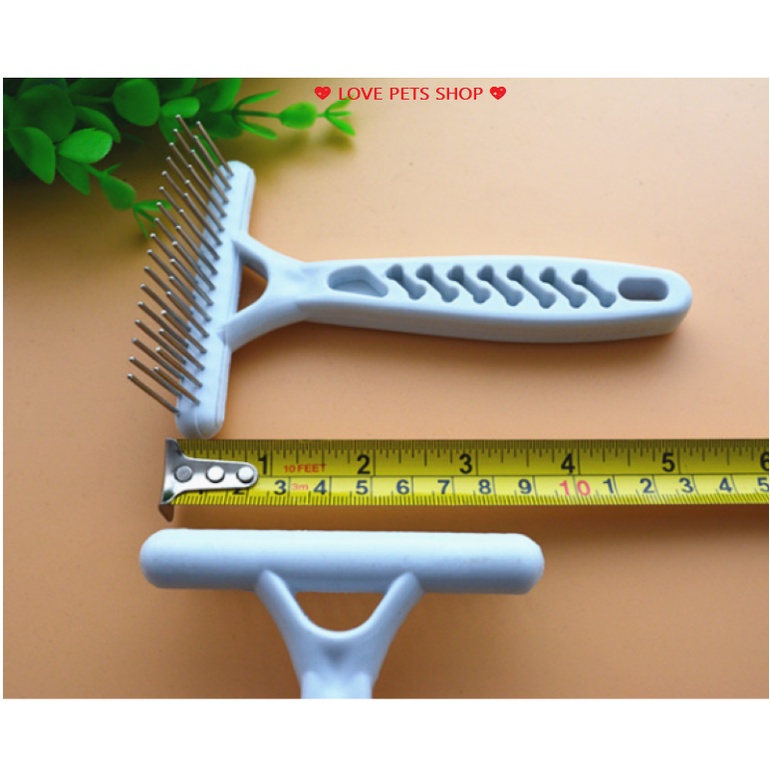 LƯỢC CHẢI LÔNG CHO CHÓ MÈO LÔNG DÀI HÌNH BỒ CÀO - LOVE PETS SHOP