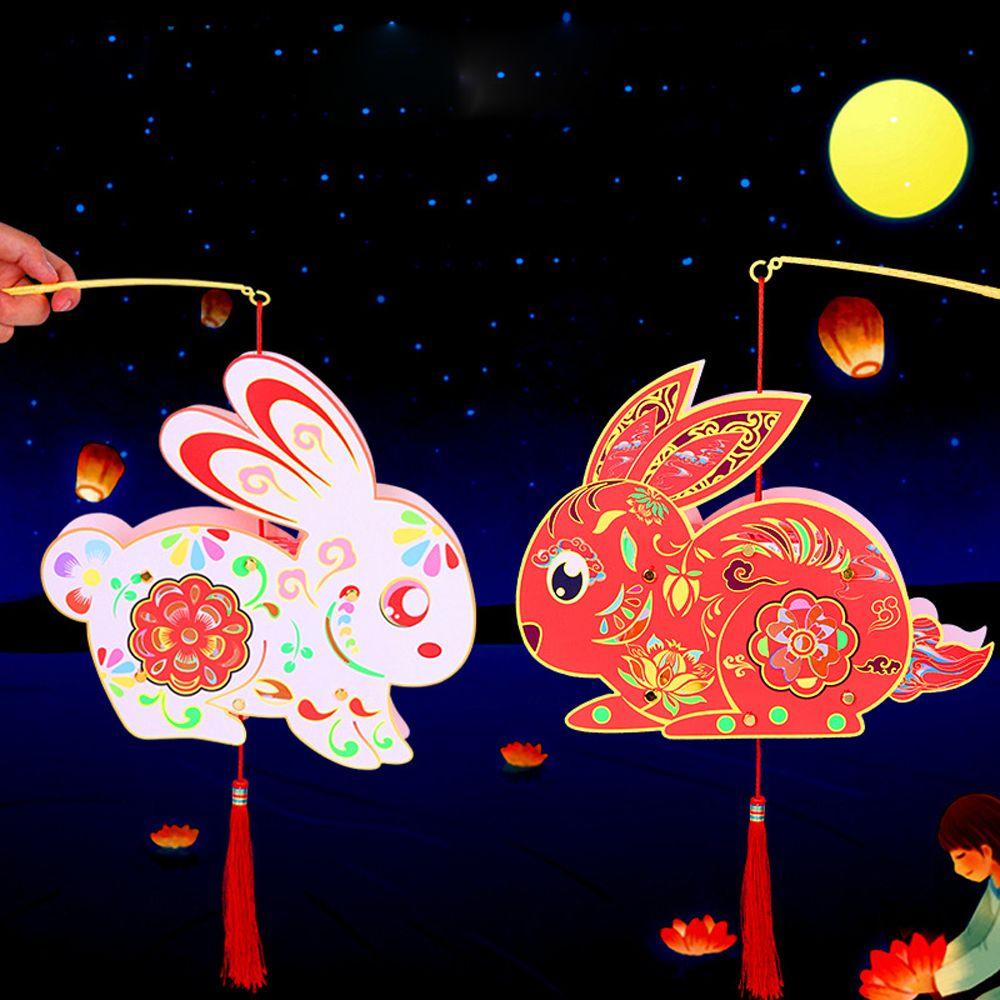 YIYU Lồng Đèn Thủ Công Dạ Quang Dễ Thương Phong Cách Trung Hoa Cổ Điển