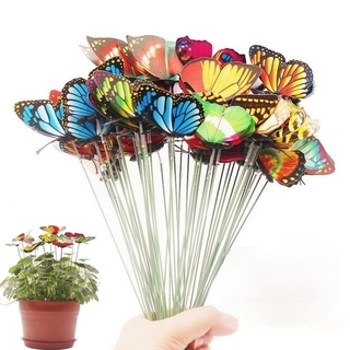 Set 50 Bươm Bướm Giả Nhiều Màu Trang Trí Sân Vườn