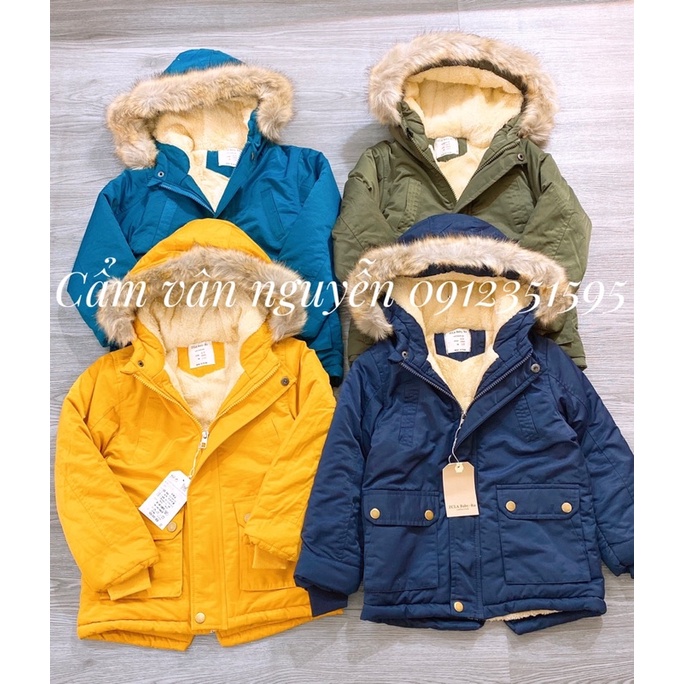 Áo Parka Trung Quốc xuất khẩu cho bé(17-33kg)