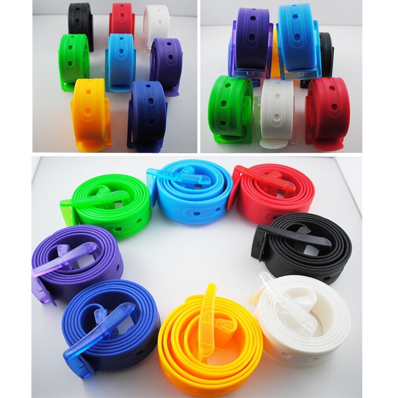 Thắt lưng nhựa dẻo mùi kẹo không gây dị ứng thời trang unisex độc đáo