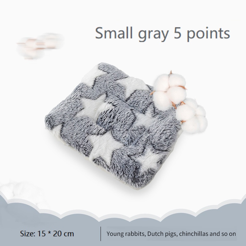 Qq Le Thảm Cotton Nhung Lông Cừu Dày Ấm Áp Hình Thỏ Totoro Chuột Hamster Guinea Lợn