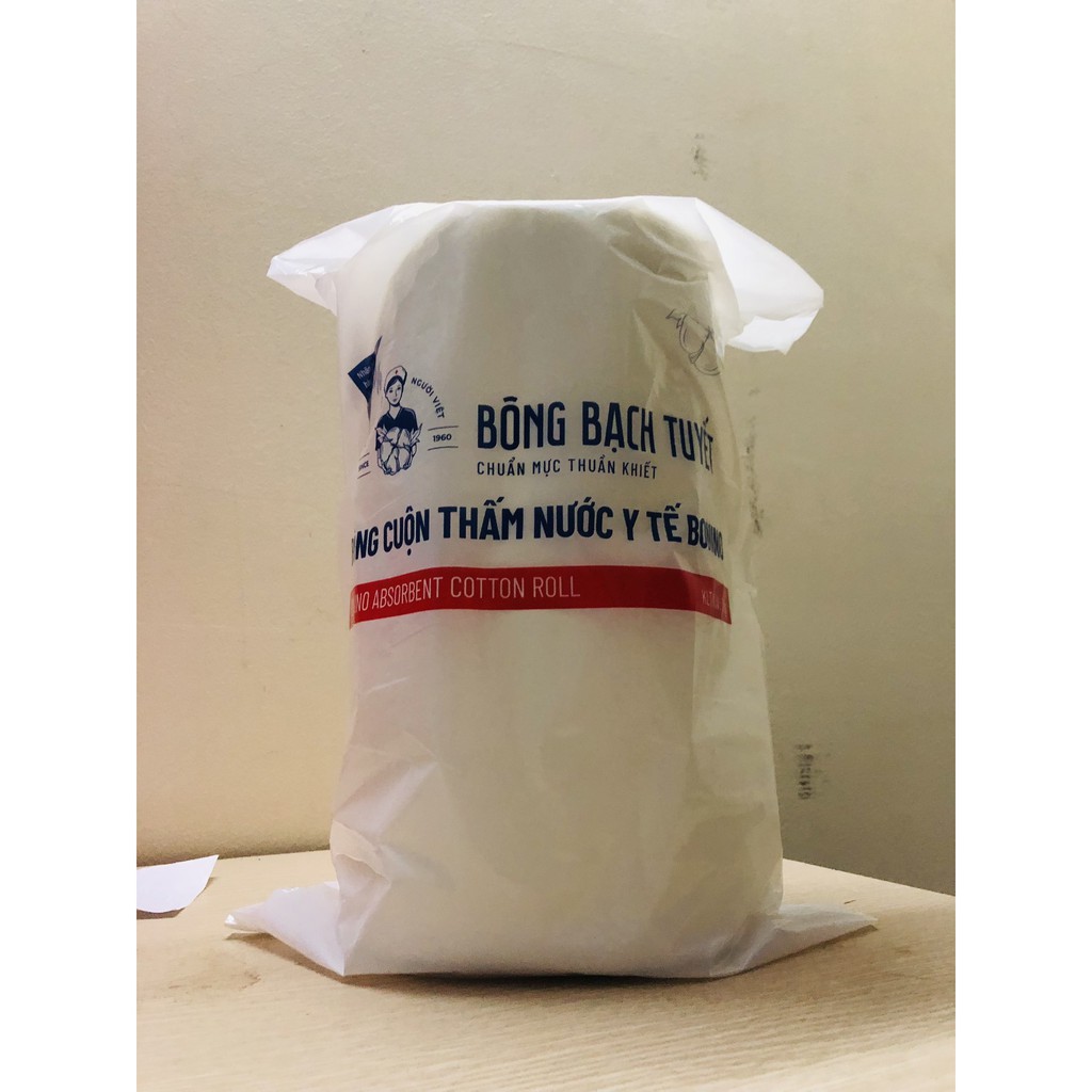 Bông Cuộn Thấm Nước Y Tế - Bông Bạch Tuyết - 1kg