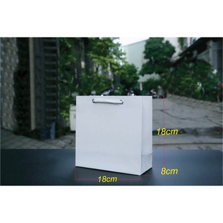JG Giá Sỉ_ Combo 20 Túi Giấy Mẫu 36 Đựng Phụ Kiện Trang Sức Size 18x18x8cm