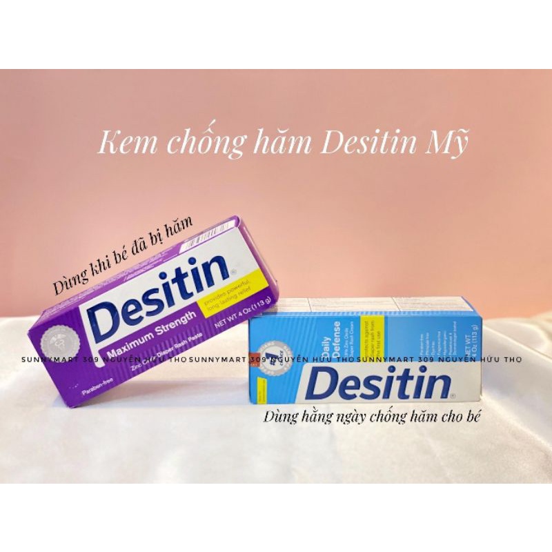 Kem Chống Hăm Tã 113gr -  Desitin Maximum Strength cho bé màu tím