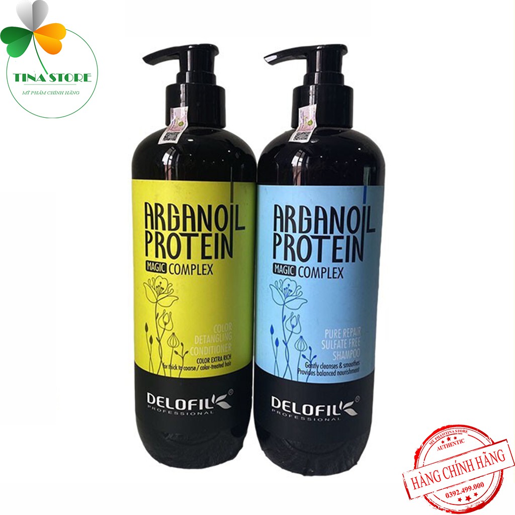 Miễn Ship🔥Cặp Dầu Gội Xả DELOFIL |Dưỡng Ẩm, Mềm Mượt Phục Hồi Tóc Khô Xơ, Hư Tổn | Hàng Chính Hãng | BigBuy360 - bigbuy360.vn