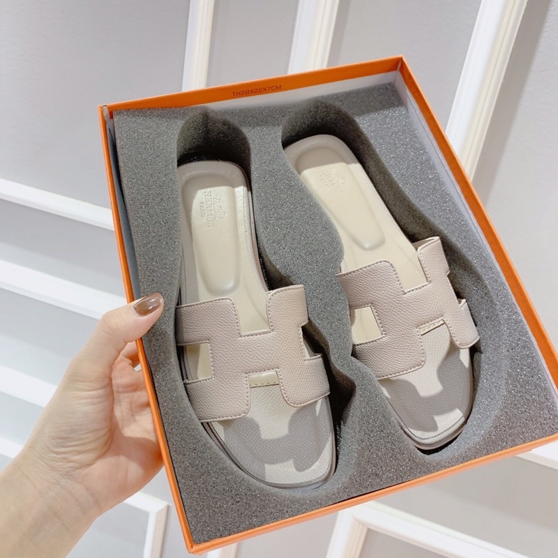 ❄️ HÀNG QUẢNG CHÂU FULL BOX❄️ Dép lê chữ H