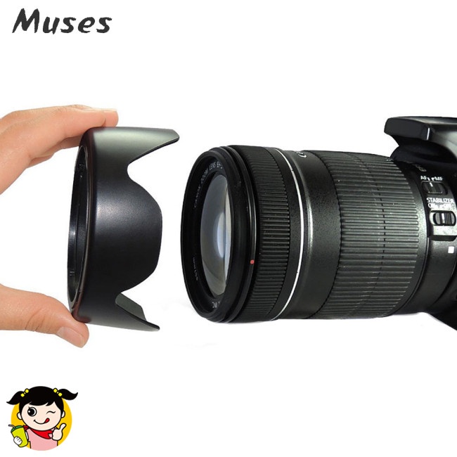 Loa che nắng EW-73B ống kính máy ảnh có thể đảo ngược cho Canon 650D 550D 600D