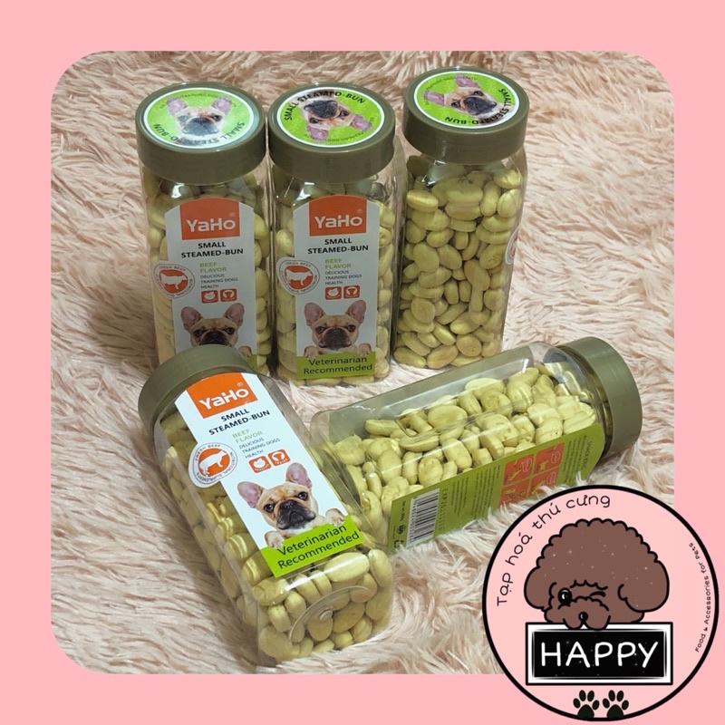 Bánh quy thưởng Yaho bổ sung canxi cho chó - Bánh thưởng cho chó [Ảnh thật] [Có sẵn] - Tạp Hóa Thú Cưng Happy